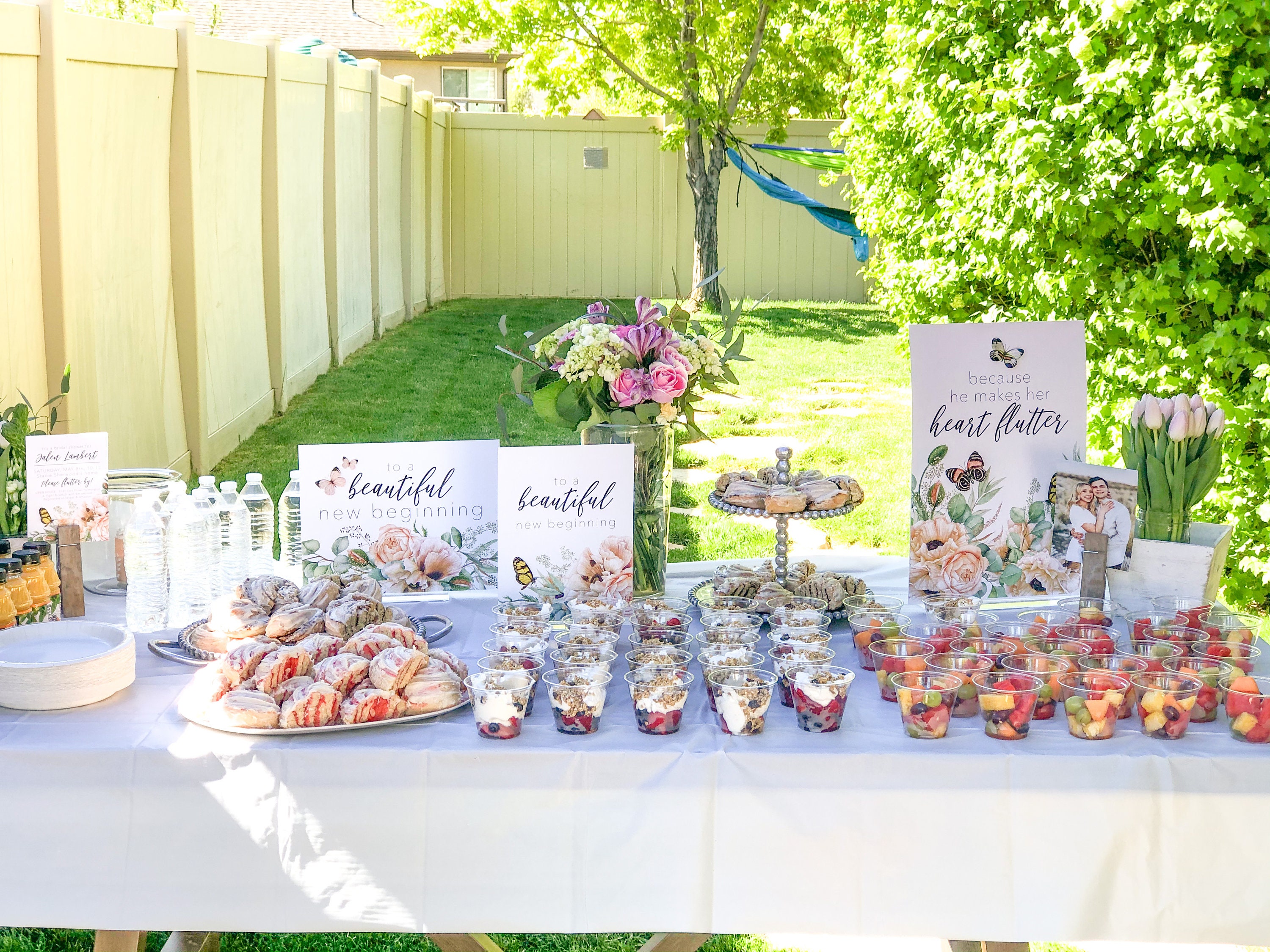 Butterfly Bridal Shower / Wedding Shower / 3D art / Printable Etsy