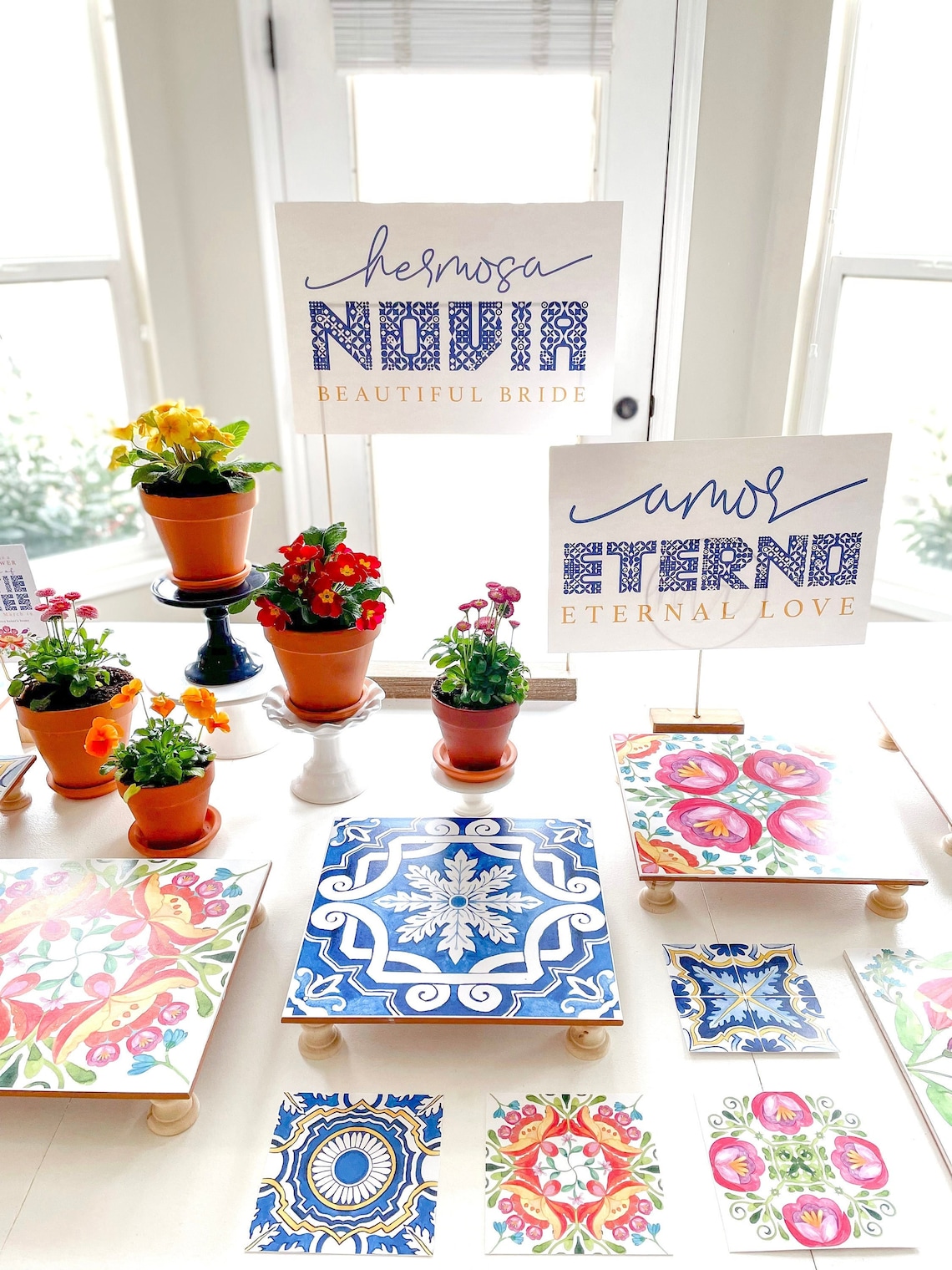 Mexican Wedding Shower Bridal Shower Fiesta Mexican Tile Etsy