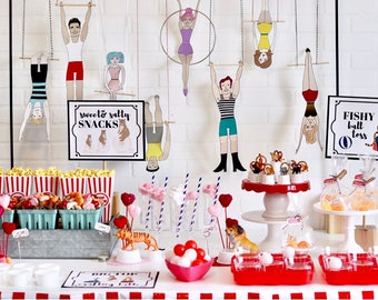 Circus Party, Circus Decor, Circus Digitale Download, Greatest Showman, Greatest Showman Party, Greatest Showman Decor