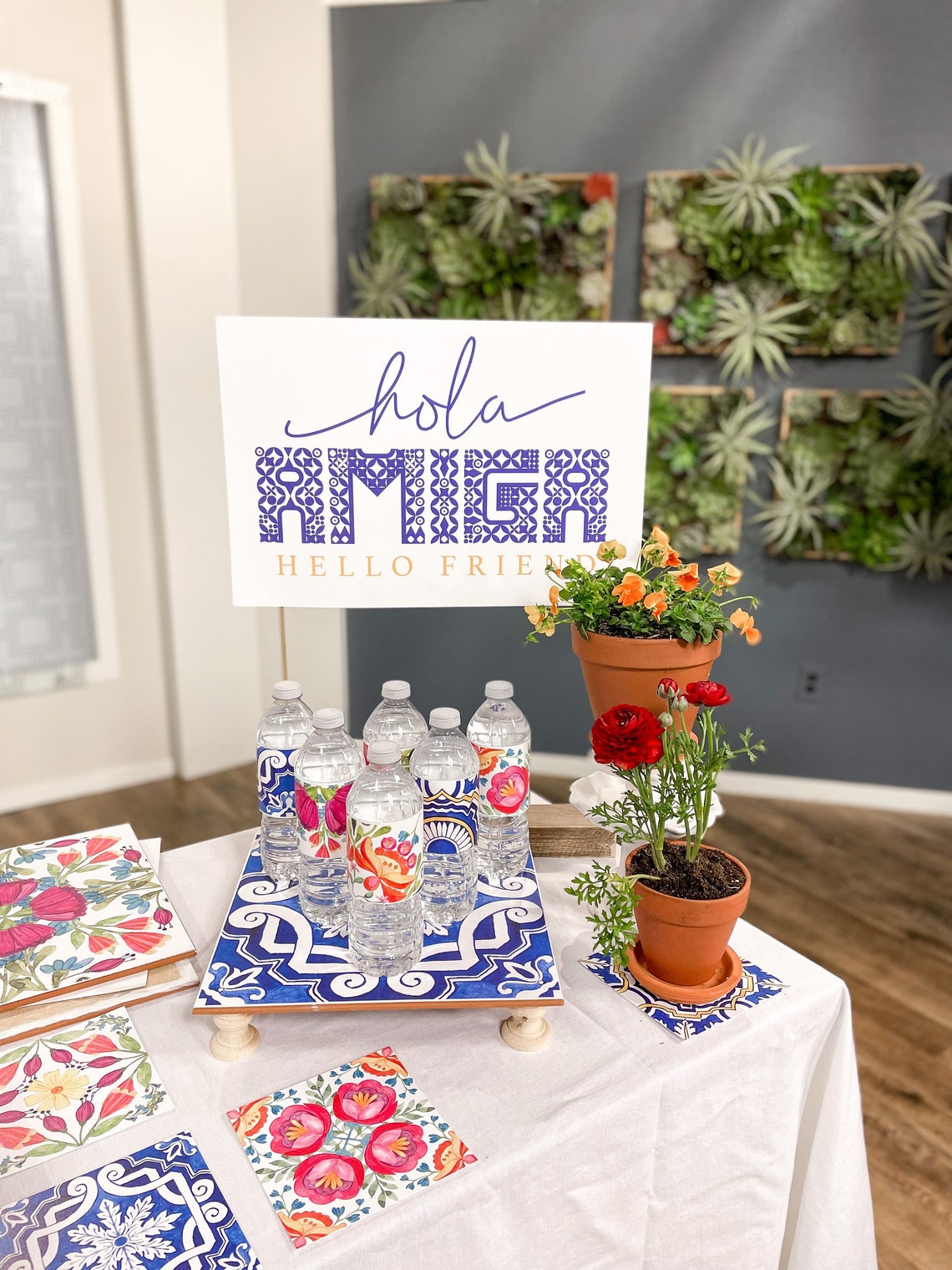 Mexican Wedding Shower Bridal Shower Fiesta Mexican Tile Etsy