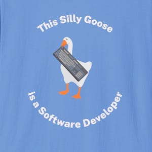 Alberne Gans Software-Entwickler-T-Shirt | Ohne Titel Gans Spiel | Software Entwickler Humor | Software-Entwickler Geschenk