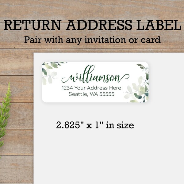 30 Custom Musical Notes Personalized Return Address Labels – USA Made