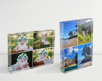 Custom Acrylic Photo Block | Acrylic Photo Frame | Custom Photo Printing | Family Photo | Personalized Photo Print