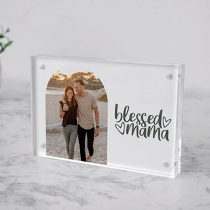 Personalized Photo Gift, Magnetic Photo Block, Couple Gift, Wedding Gift, Photo Frame, Gift for Her, Gifts for Mom, Acrylic Photo