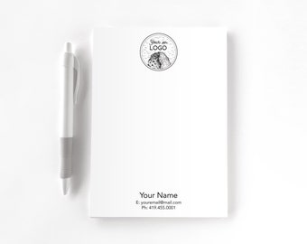 Your Logo Here, Personalized Business Notepad, Custom Business Notepad, Personalized Stationery, Office Writing Pad, Your Logo Here