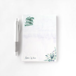 Religious Personalized Notepad, Custom Notepad, Personalized Stationery, Writing Pad, Gift for Her, Religious Scripture, Delightful Blossom