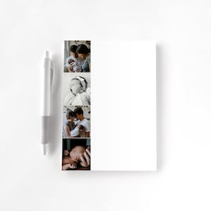 Personalized Photo Notepad, Custom Notepad, Personalized Stationery, Writing Pad, Gift for Her, Family Photo Notepad, Film Strip Notepad