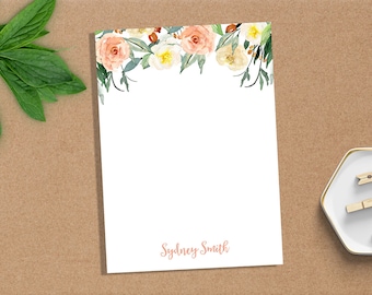 personalized notepad etsy