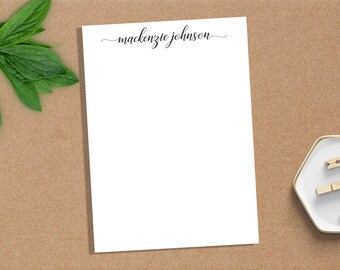 personalized notepads etsy