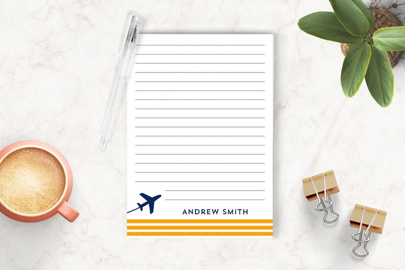 Personalized Notepad Custom Notepad Personalized Stationery Etsy New