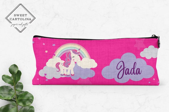 Personalized Pencil Case Kids Pencil Pouch Back to School Supplies