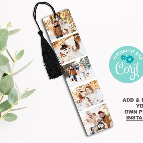 Personalized Bookmark Custom Bookmark Photo Bookmark Metal Etsy