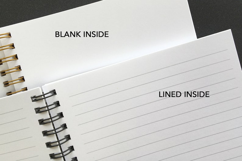 Personalized Spiral Notebook Personalized Journal Custom Etsy