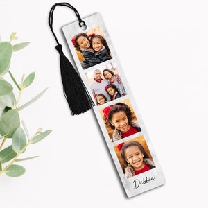 Personalized Bookmark, Custom Bookmark, Photo Bookmark, Personalized Gift, Readers gift, Gift for Mom, Metal Bookmark, Simply Sweet