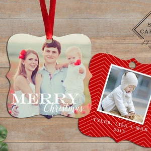 Photo Ornament - Personalized Photo Ornament - Custom Ornament - Christmas Ornament - Holiday Gift -  Charming