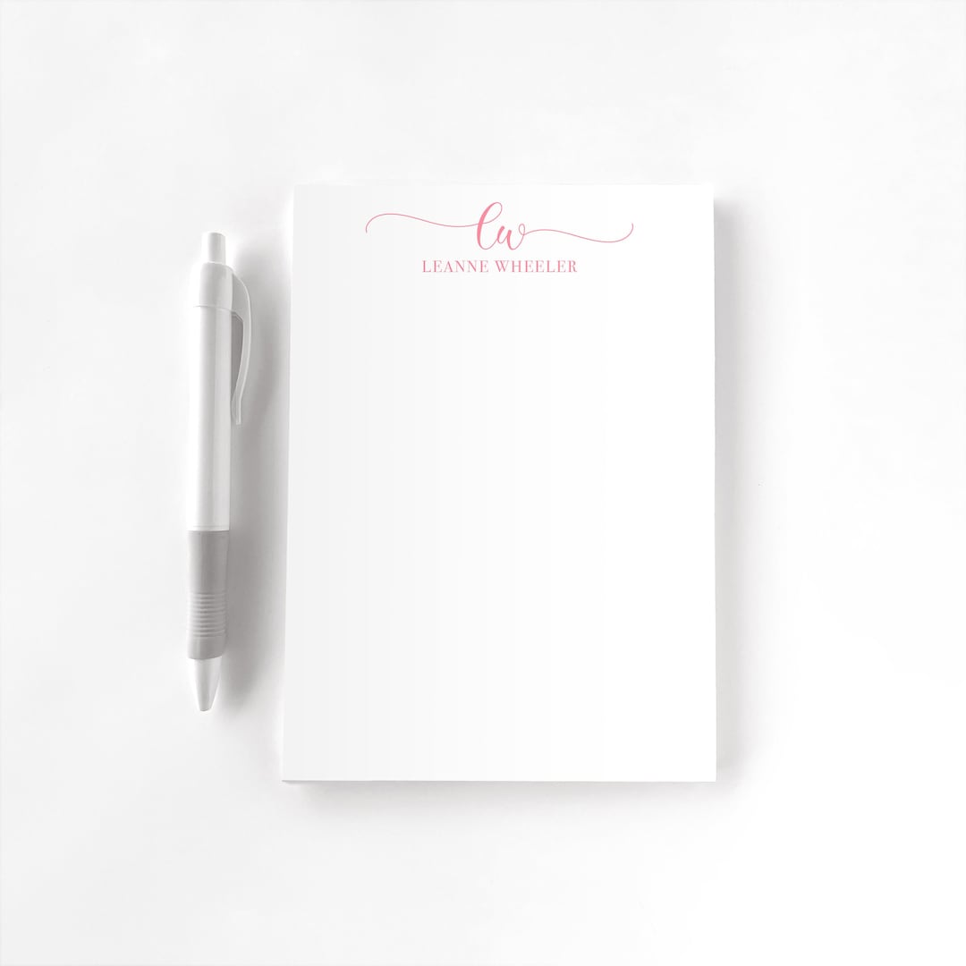 Personalized Notepad, Custom Notepad, Personalized Stationery, Writing ...