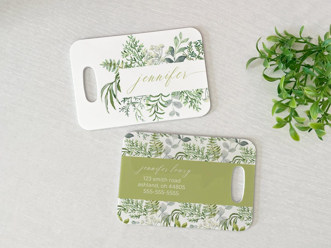 NATURE- CUSTOMISABLE LUGGAGE TAG main image 1