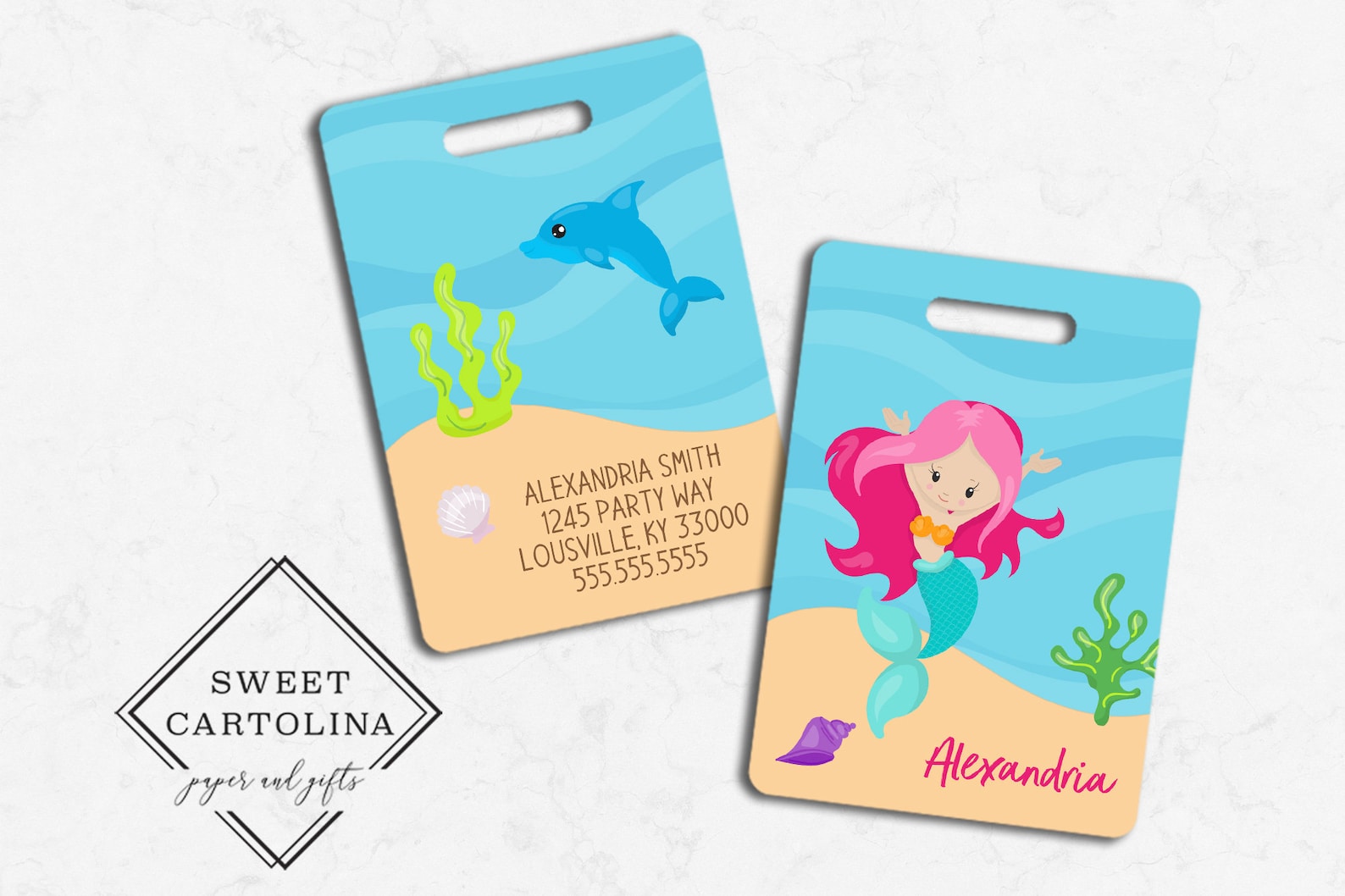 Luggage Tag Personalized Bag/Luggage Tag Kids Backpack Tag Etsy