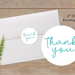Thank You Sticker, Packaging Sticker, Small Business Label, Envelope Seal, Packaging Seal, Seller Thank You, Simple Text Thank You