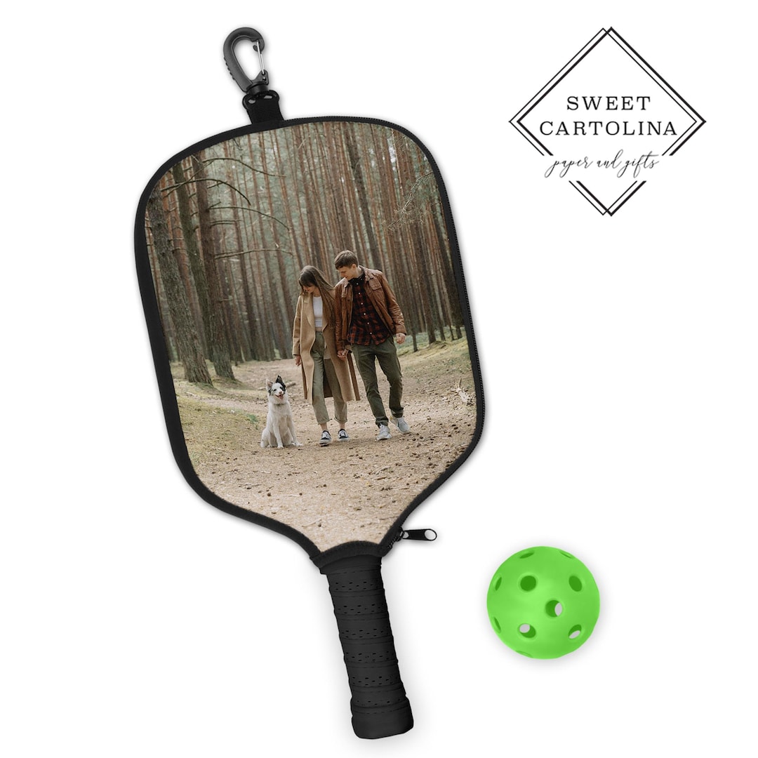 Housse de protection en néoprène souple pour raquettes de pickleball avec logo p Housse de protection en néoprène souple pour raquettes de pickleball avec logo p