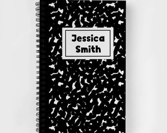 Personalized Spiral Notebook | Personalized Journal | Custom Journal Spiral Notebooks | Personalized Gifts | Composition Book