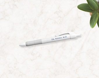 Doctor Personalized Pen, Custom Doctor Pen, Personalized Medical Stationery, Writing Pen, Gift for Doctor, Doctor Gift, Medical Doctor