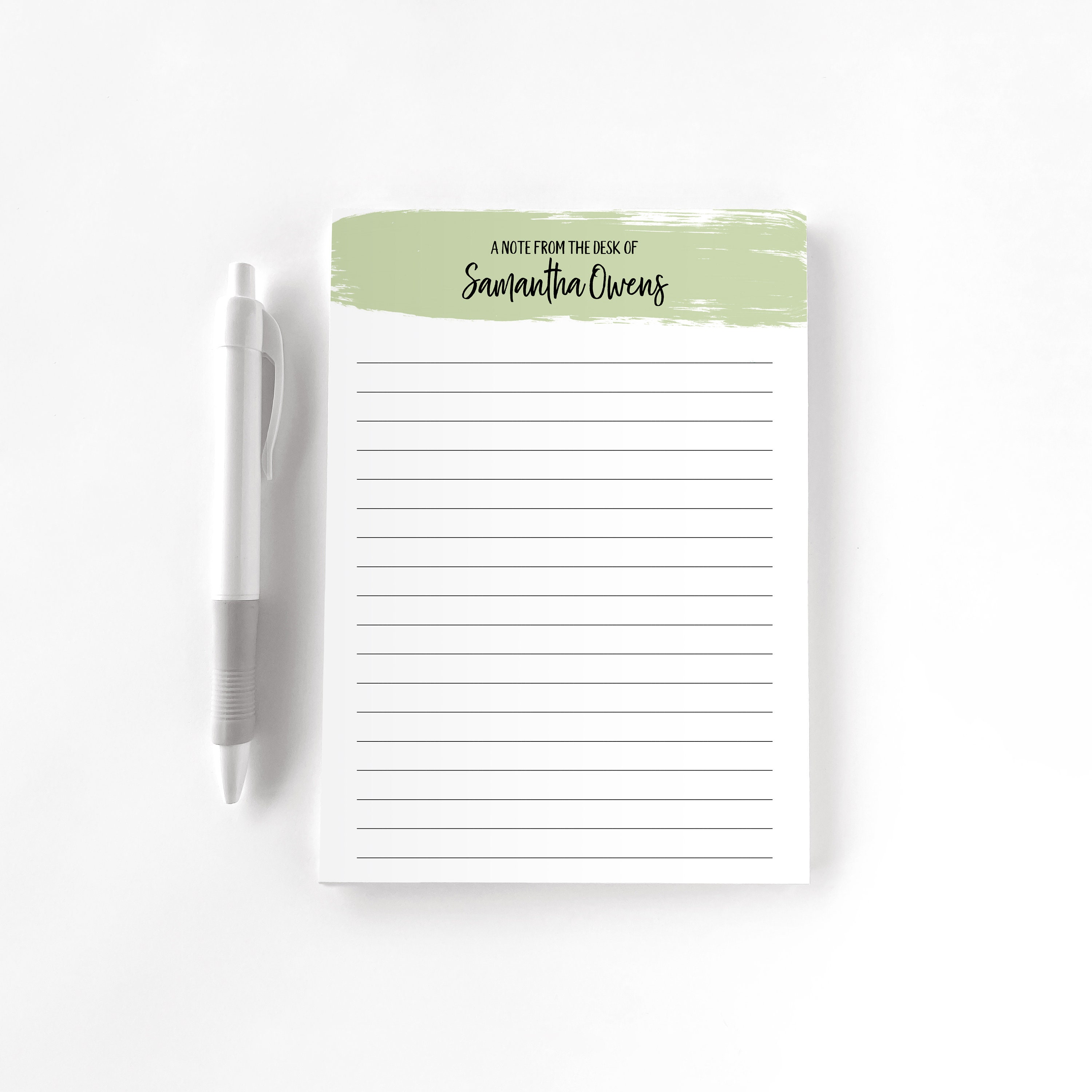 Writing Pad Customized Personalized Notepad, Custom Notepad, Personalized Stationery, Writing ...