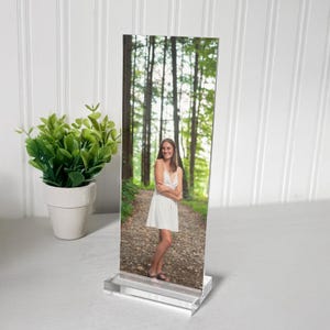 Personalized Photo Gift, Picture Frames, Gift for Him, Photo Wedding Gift, Gift for Her, Gifts for Mom, Clear Acrylic Plaque, Full Photo