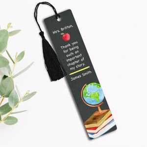 Personalized Bookmark, Custom Bookmark, Photo Bookmark, Personalized Gift, Readers gift, Metal Bookmark, Teacher Gift, Teacher Thank You