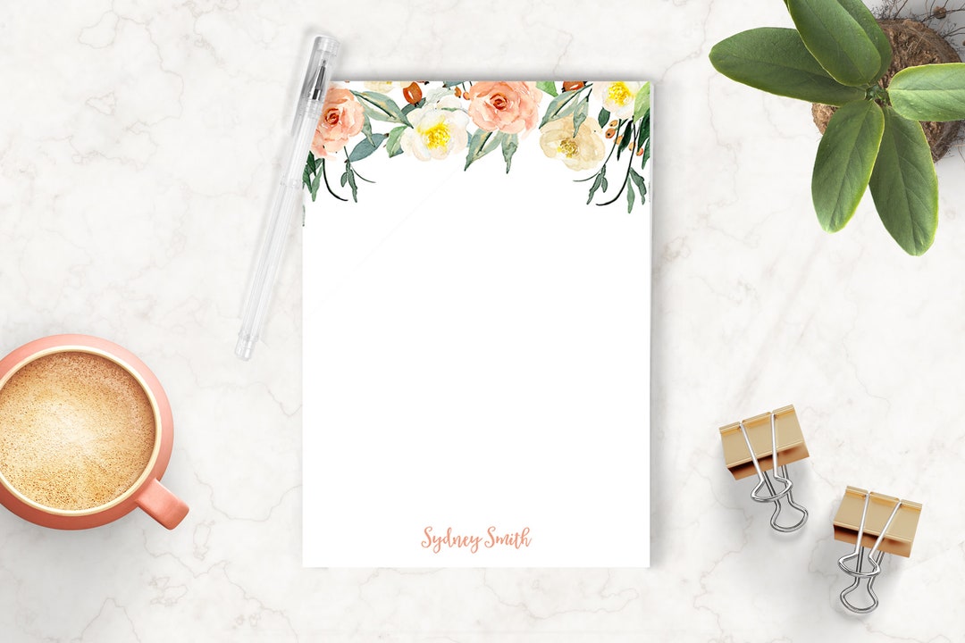 Personalized Notepad Custom Notepad Personalized Stationery - Etsy