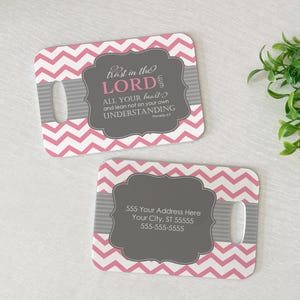 Luggage Tag | Personalized Bag/Luggage Tag | Scripture Luggage Tag | Diaper Bag Tag | Custom Bag Tag | Travel Accessory | Trust In The Lord