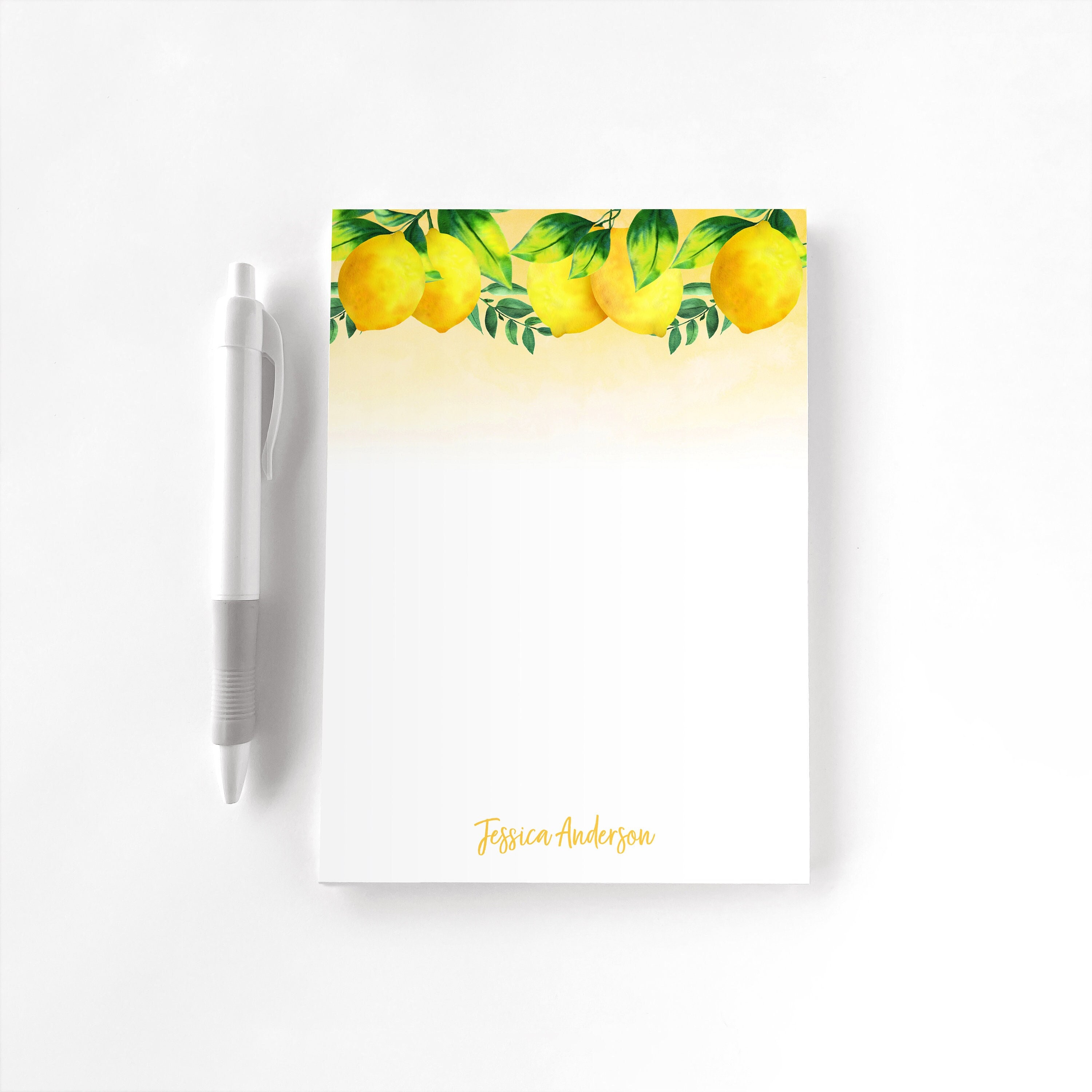 Plantable Notepad - Seed Paper List Pad - Lemons