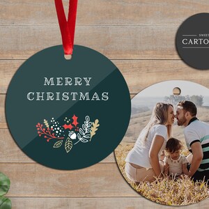 Photo Ornament, Personalized Photo Ornament, Custom Ornament, Christmas Ornament, Holiday Gift, Christmas Craft