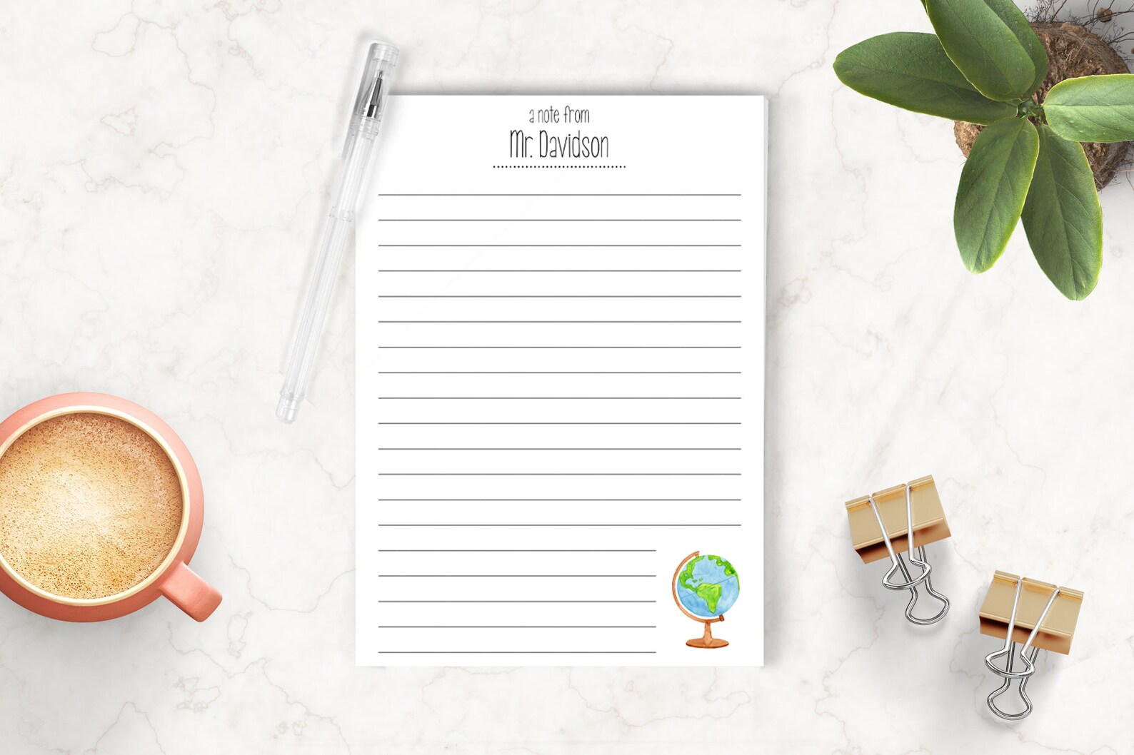 Teacher Personalized Notepad Custom Teacher Notepad Teacher - Etsy