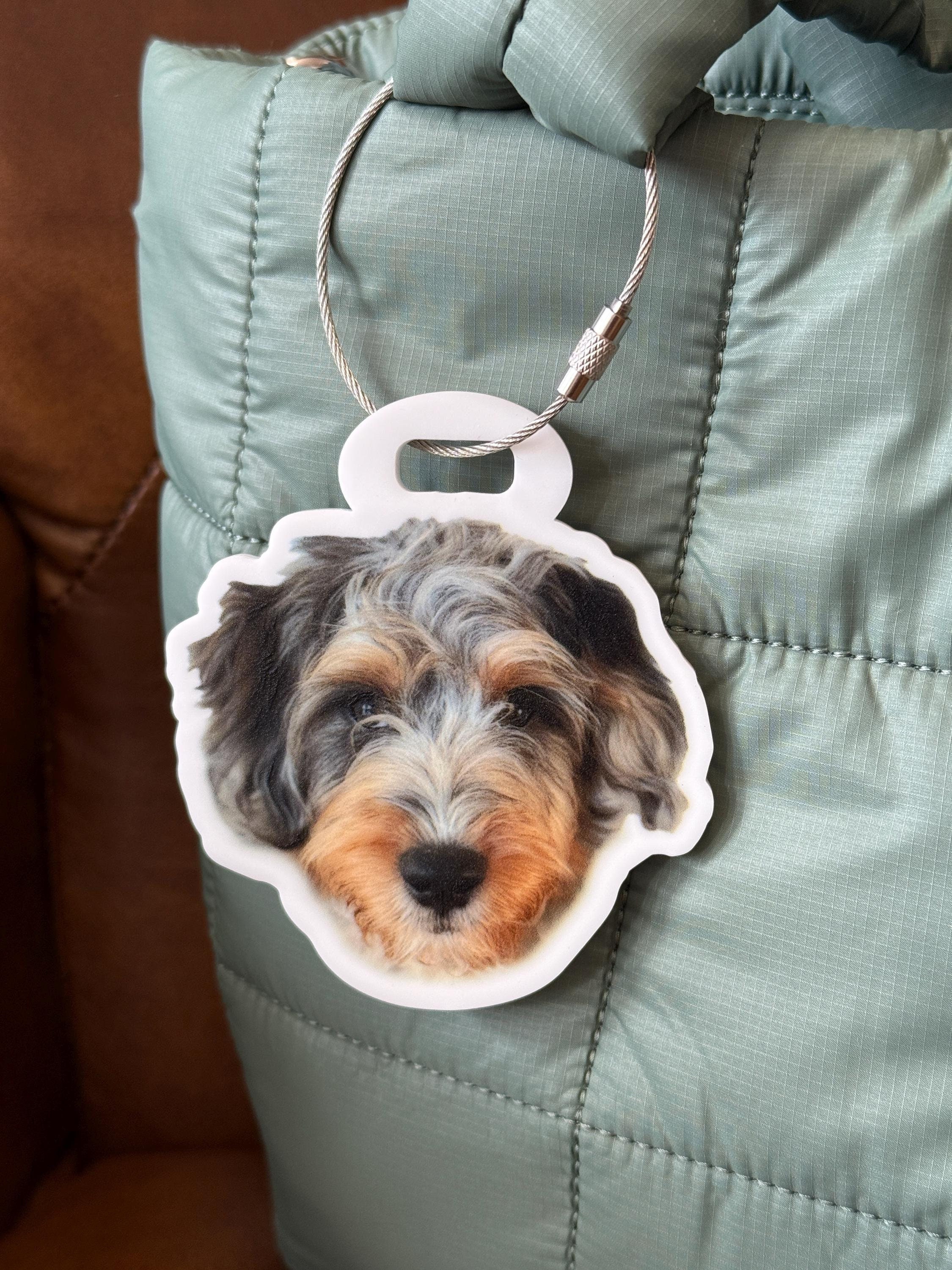 Custom Pet Photo Luggage Tag | Personalized Pet Luggage Tag | Kids