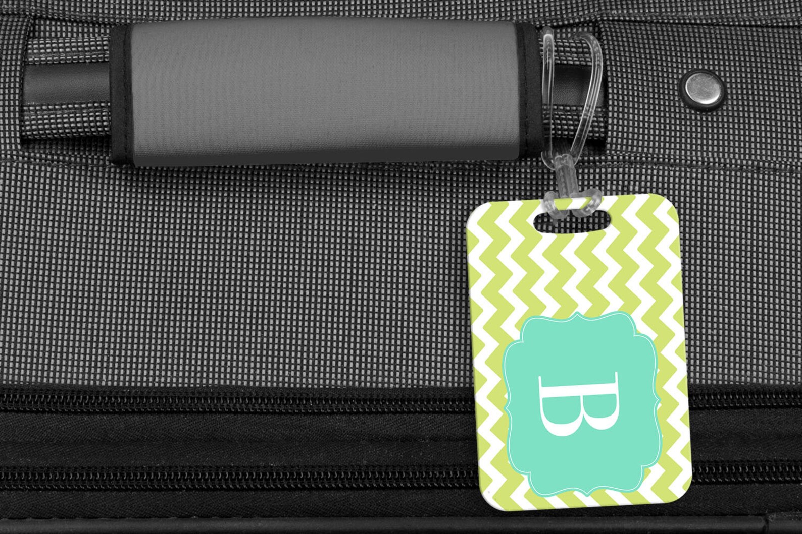 Luggage Tag Personalized Bag/luggage Tag Monogram Luggage Etsy