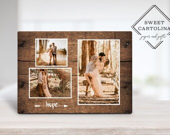 Photo Gift Plaque With Easel, Home Decor Photo Easel, Personalized