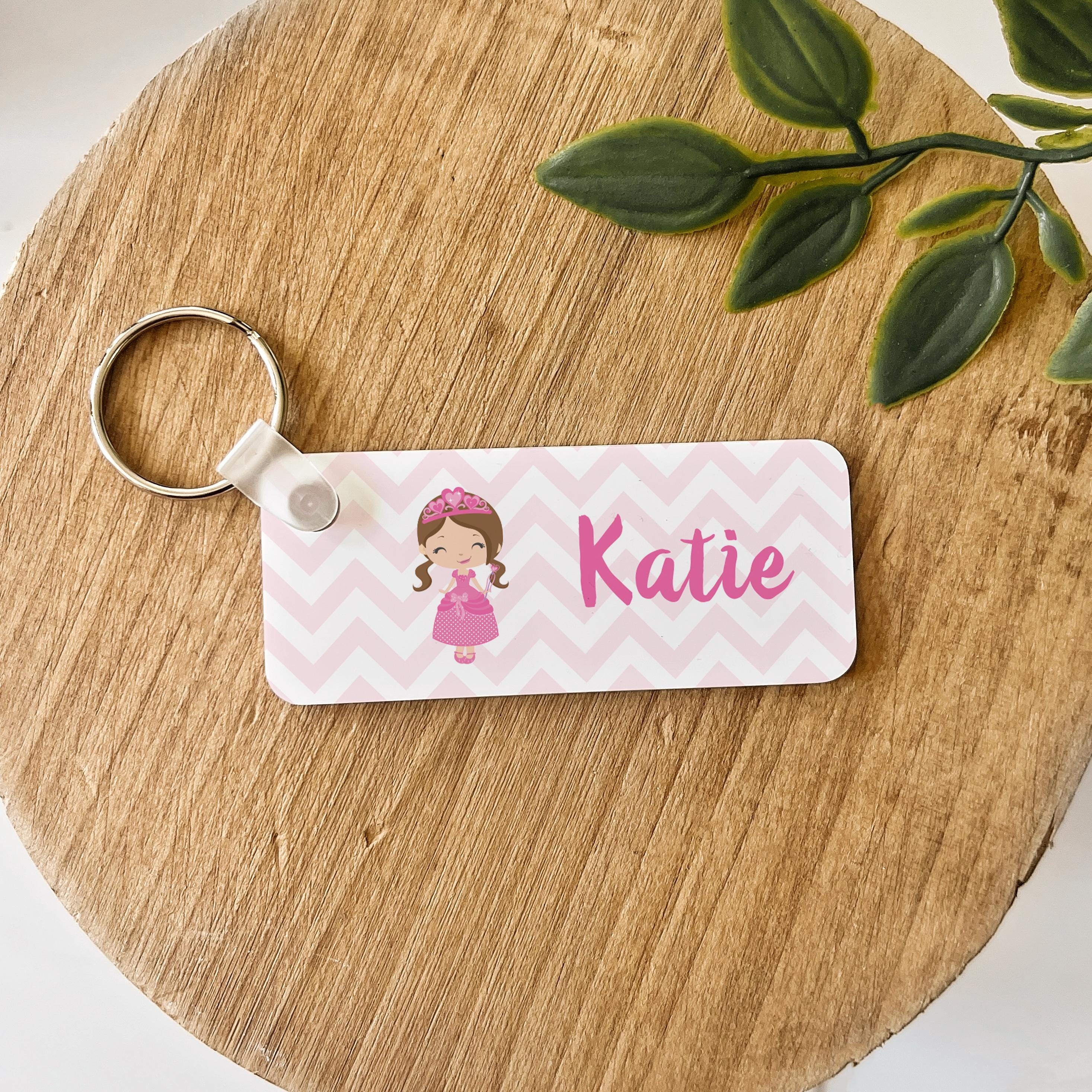 Personalized Keychain | Kids Keychain | Kids Lunchbox Tag | Custom Key ...