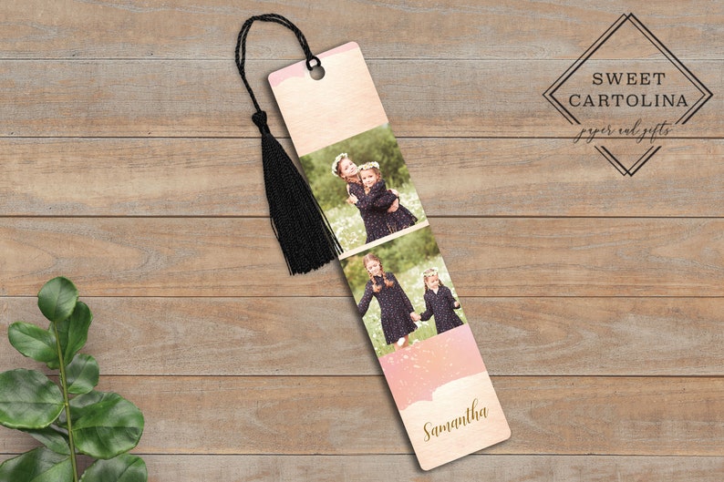 Personalized Bookmark Custom Bookmark Photo Bookmark Etsy