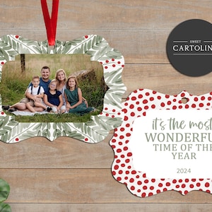Photo Ornament, Personalized Photo Ornament, Custom Ornament, Photo Christmas Ornament, Holiday Gift, Yule Christmas