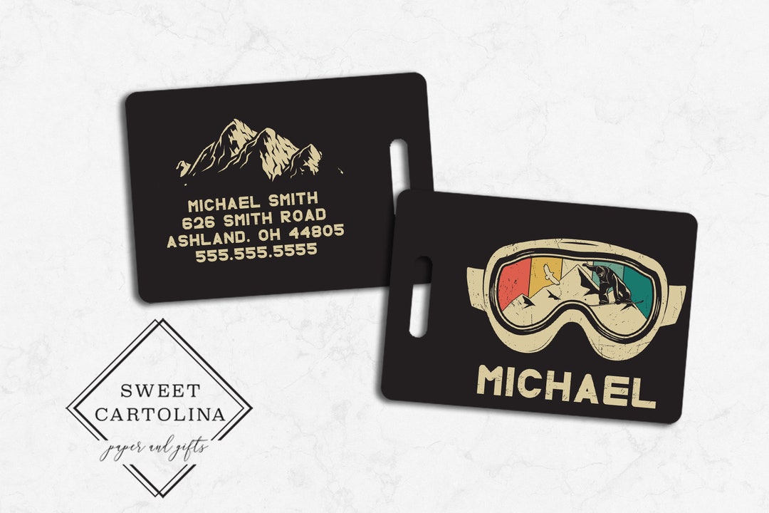 Luggage Tag Personalized Bag/luggage Tag Gift for Him Travel Accessory