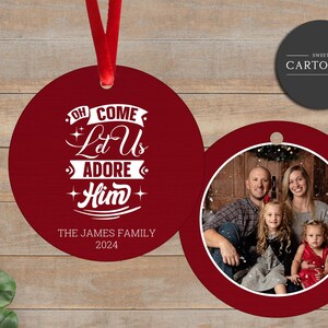 Photo Ornament, Personalized Photo Ornament, Custom Ornament, Christmas Ornament, Holiday Gift,