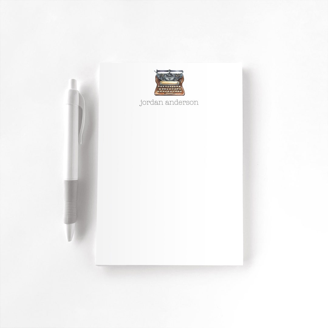 Writing Pad Customized Personalized Notepad, Custom Notepad, Personalized Stationery, Writing ...