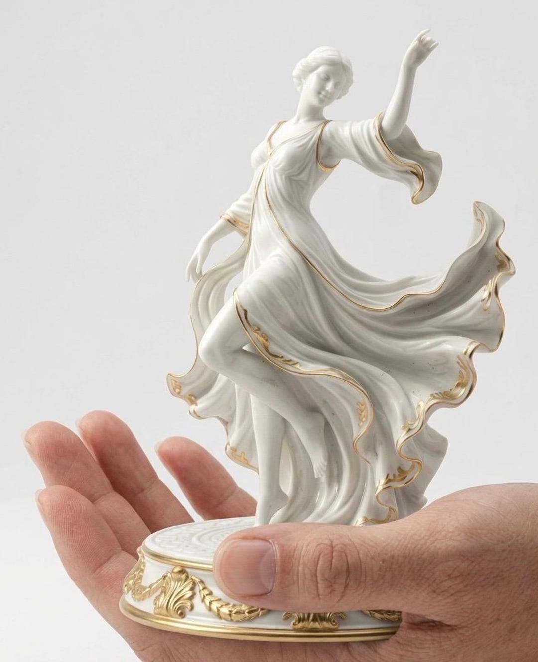 Elegant Dancing Lady 3D Model – Graceful Female Dancer Statue (STL File ...
