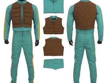 Rodian Greedo-cosplay | Op Star Wars geïnspireerd kostuum met vest | Bounty Hunter-outfit