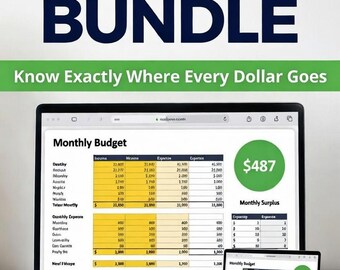 Debt Payoff & Budget Excel Templates | Financial Freedom Spreadsheets