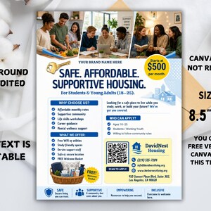 community housing,student housing,Apartment Flyers,nonprofit housing,reentry housing,housing program,Transitional Housing,group home,youth housing flyer,shared housing flyer,Room for Rent Flyer,independent living,shared living flyer