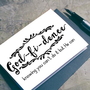 Godfidence, carte de bénédiction chrétienne