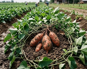 100 PCS Garden Sweet Potato Seeds | Tuber Plant Seeds for Home Vegetable