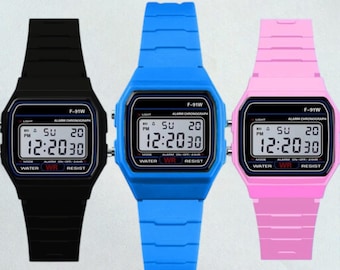 Retro digitaal sporthorloge - minimalistisch polshorloge voor heren en dames
